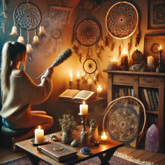 imagen de rituales de protección energética